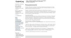 Desktop Screenshot of krajniak.org